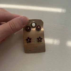 Anthropologie flower earrings